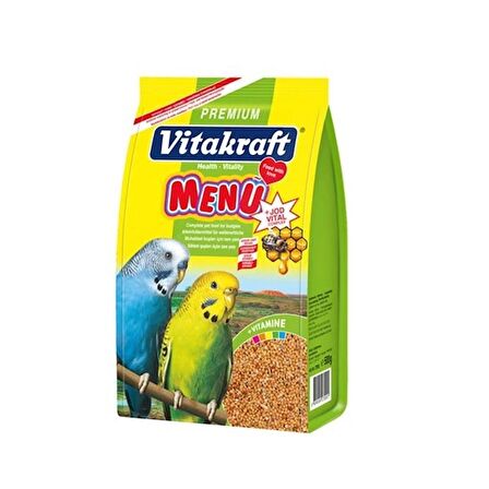 Vitakraft Menü Ballı 1 Kg Muhabbet Kuşu Yemi 