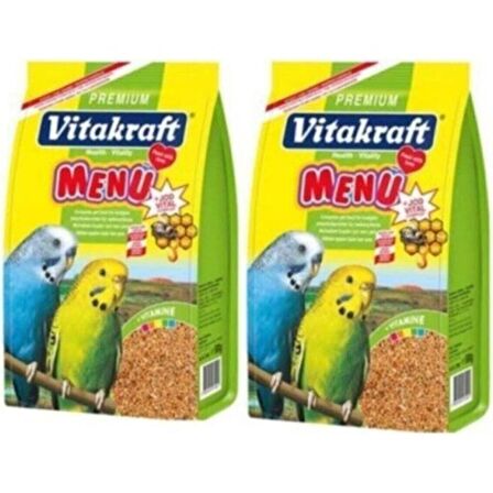 Vitakraft 1000Gr Muhabbet Menu Premıum+Jod Vıtal 2 Adet