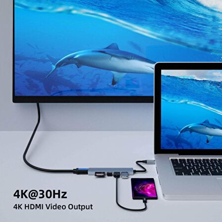 DAYTONA HC-13 TYPE-C=--USB3.0 6'SI BİR ARADA ADAPT.