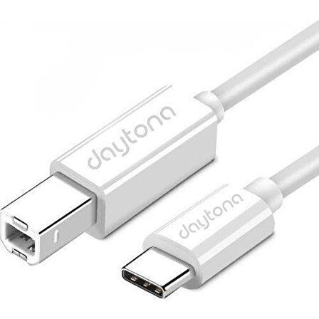 DAYTONA TB1-2-1 1,0m TYPE-C=--USB B ÇEVİRİCİ KABLO ADAPTÖR