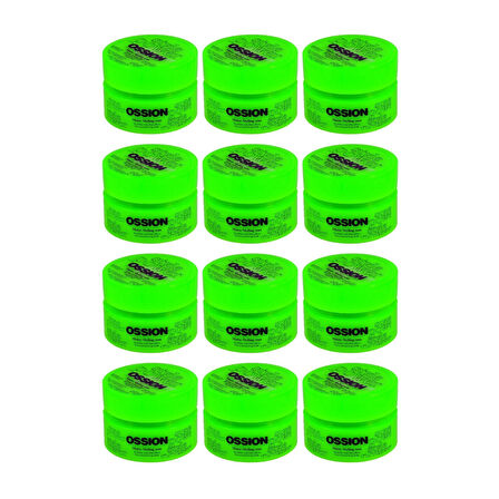 Ossion Saç Şekillendirici Mat Wax 100 Ml 12 Adet