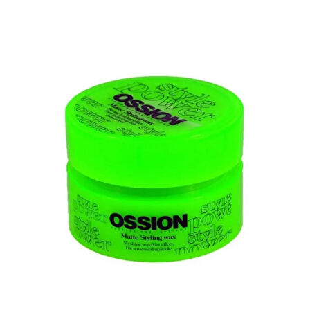 Ossion Saç Şekillendirici Mat Wax 100 Ml 3 Adet