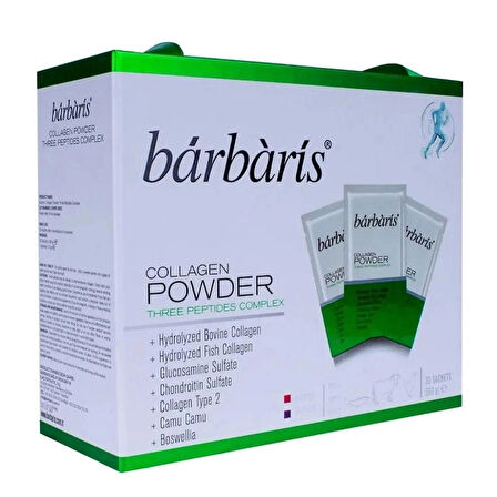 Barbaris Kolajen Powder Three Peptides Complex 30 Saşe - 2 adet