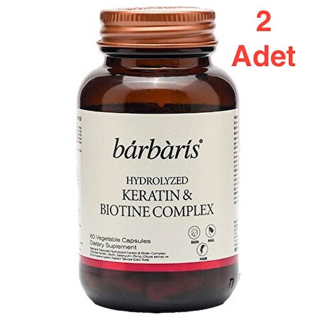 Barbaris Keratin Biotine Complex 60 Kapsül 2'li Paket