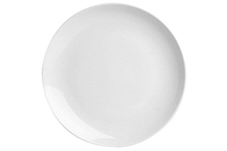 Porland Lebon 12 Adet Beyaz Düz Tabak 25cm 04POR017010