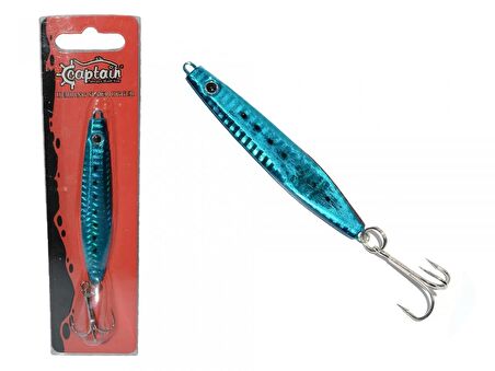 Captain 3621 Herring Süper Jigger 40gr Light Jig Suni Yem BlueSilver