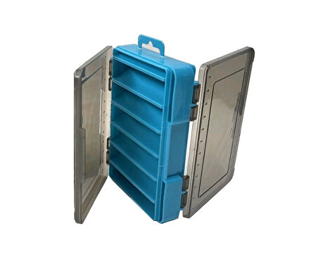 Captain 7223 Blue Sahte Balık Kutusu 12 Gözlü 13x9x3cm