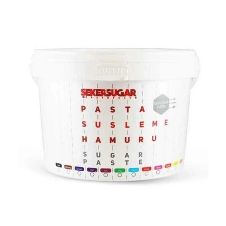 Şeker&Sugar Şeker Hamuru Turuncu 2,5 Kg