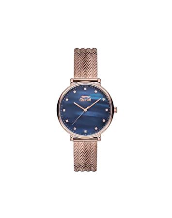 Slazenger Kadın Rose Gold Hasır Kordon Kol Saati – SL.09.1509.3.01