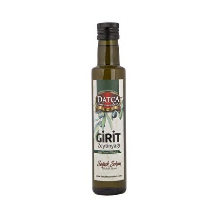 Girit Soğuk Sıkım Zeytinyağı 250 ml Cam