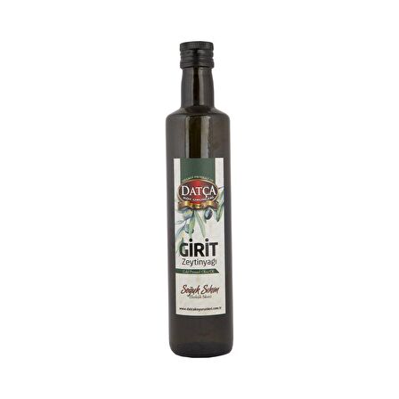 Girit Soğuk Sıkım Zeytinyağı 500 ml Cam