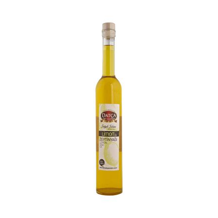 Limonlu Soğuk Sıkım Zeytinyağı 500 ml Cam