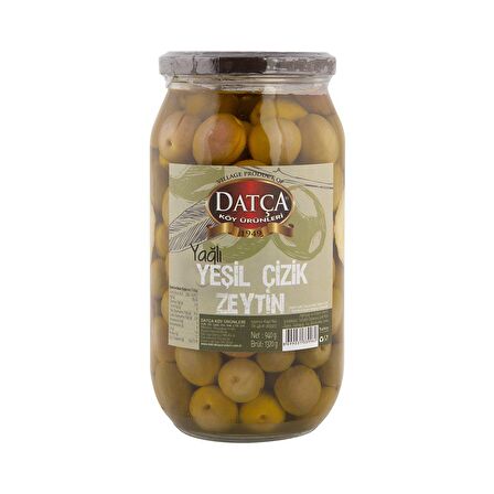 Datça Yağlı Çizik Zeytin 940 gr