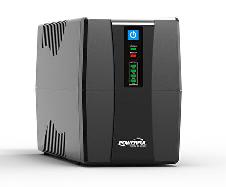 Powerful SLE-850 850VA (800VA) 480W Line Interactive UPS Kesintisiz Güç Kaynağı