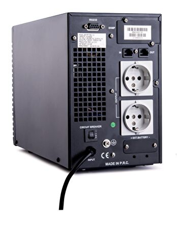 POWERFUL 1KVA ONLINE KGK. 4-10' LCD,12V-9Ah,2 AKÜ