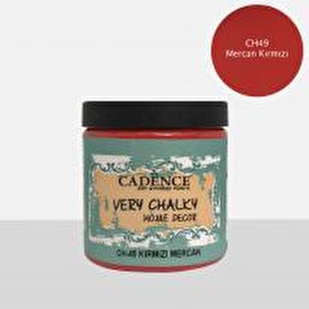 CH49 Mercan Kırmızı 500ML Very Chalky Home Decor