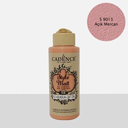 S9013 Açık Mercan Mat Akrilik Boya