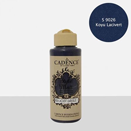 S9026 Koyu Lacivert Mat Akrilik Boya