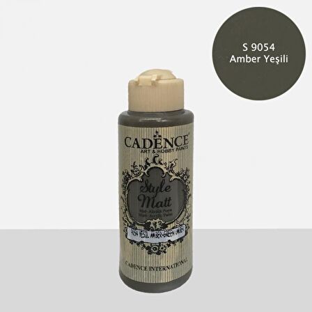 S9054 Amber Yeşil Mat Akrilik Boya