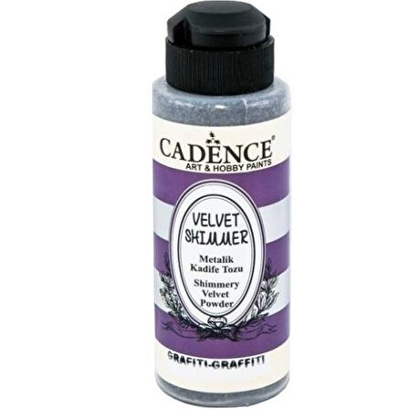 VELVET SHIMMER METALİK KADİFE TOZU VS-06 GRAFİTİ 120ML