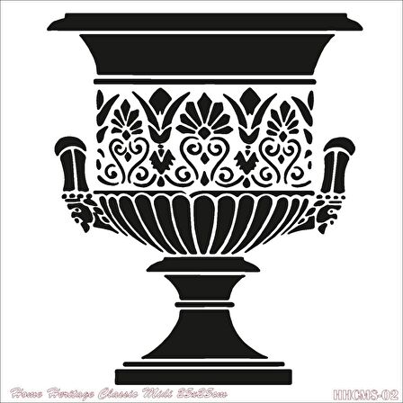 HOME HERITAGE CLASSIC MIDI 25X25CM HHCMS-02 STENCİL