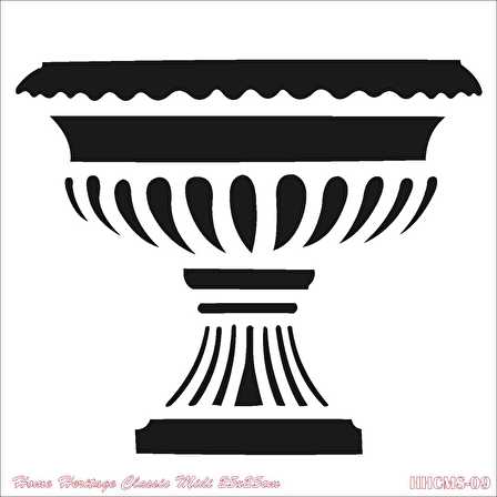 HOME HERITAGE CLASSIC MIDI 25X25CM HHCMS-09 STENCİL