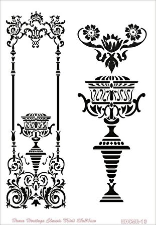 HOME HERITAGE CLASSIC MIDI 25X36CM HHCMR-13 STENCİL