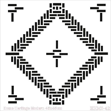 HOME HERITAGE MODERN 45X45CM HHMS-42 STENCİL