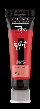PROART HEAVY BODY AKRİLİK BOYA PR-011 MEDIUM KADMİYUM KIRMIZI 120ML