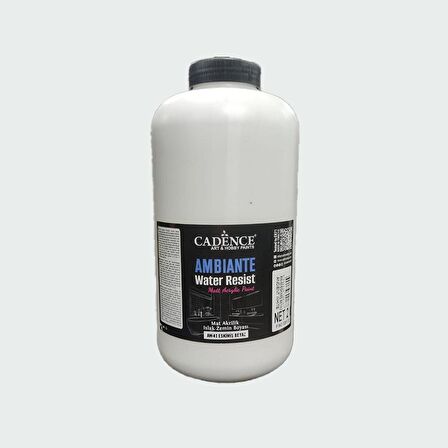 AMBIENTE SUYA DAY. AKR. BOYA AW-03 ESKİMİŞ BEYAZ 2000ML + KATALİZÖR 80GR