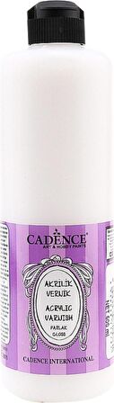 Cadence Su Bazlı Parlak Vernik 500 Ml.