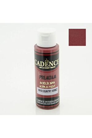 9510 Country Kırmızı - Premium Akrilik 70ml | Marmara Hobi