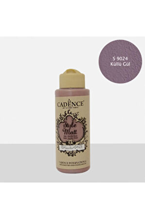 Style Mat Akrilik Boya-120ml S-9024 Küllü Gül