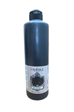 F-630 Siyah Style Mat Kumaş Boyası 500ml