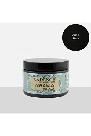 Very Chalky Home Decor Mobilya Boyası 150 ml 30 Siyah - Beyaz