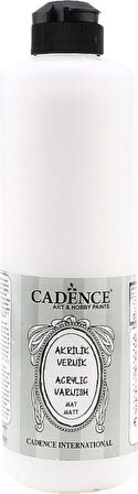 Cadence Su Bazlı Mat Vernik 500 ml