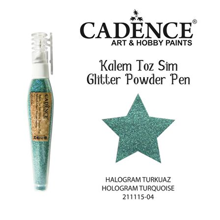 KALEM TOZ SİM 211115-04 HOLOGRAM TURKUAZ 10GR