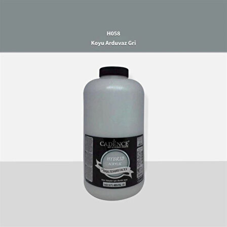 HYBRID AKR. MULTISURFACES H-058 KOYU ARDUVAZ GRİ 2000ML