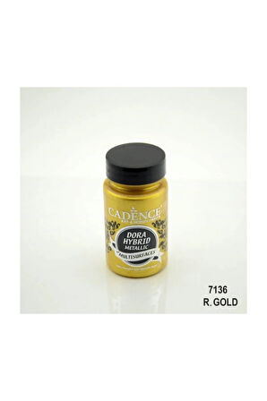 7136 R.altın Dora Hybrid Metallic Akrilik Boya 90 ml