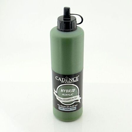 Cadence Hybrid Multisurfaces Akrilik Boya 500ml H051 Yaprak Yeşil