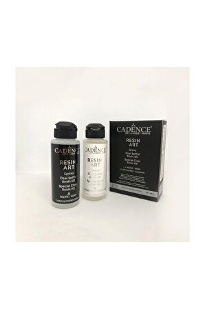 Resin Art Epoksi Şeffaf Reçine 120ml + 120ml Kit