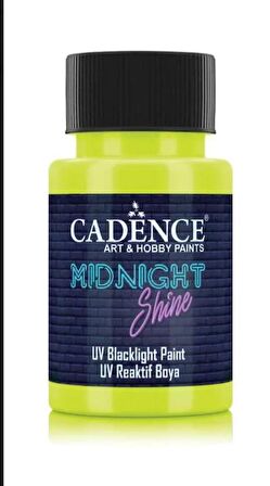 MIDNIGHT SHINE UV REAKTIF BOYA MS- 02 LİMON 50 ML