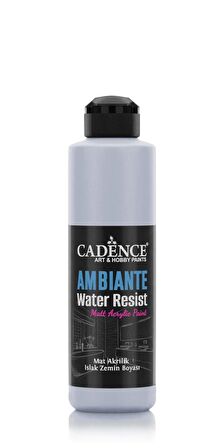 AMBIENTE ISLAK ZEMİN BOYASI AW-08 ARDUVAZ GRİ 250ML + KATALİZÖR 10GR