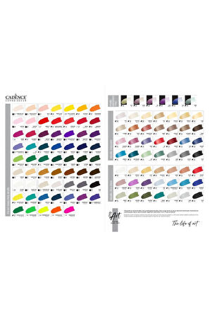 PRM308 Bakır Cadence Proart Heavy Body Akrilik Boya 120ML - Cadence Tüp Akrilik Boya