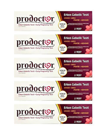 Prodoctor Pratik Erken Gebelik Testi 5 adet