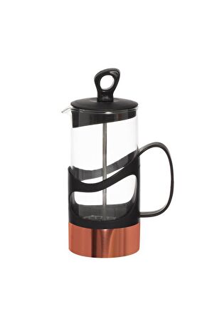 350 cc Desenli French Press-Bakır Desenli