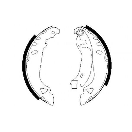 Tofas Arka Fren Balatası Pabuc Tempra Tipo Punto - Braxıs Ac0004