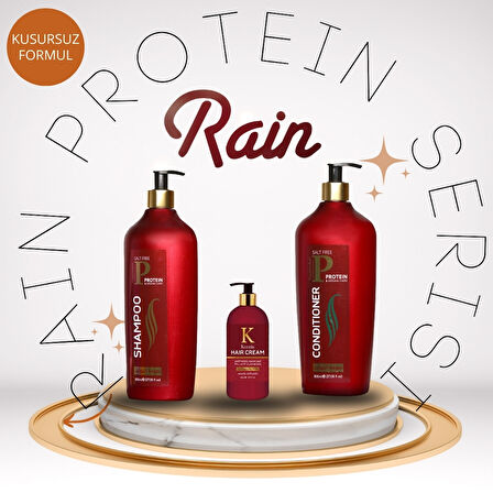 Rain Protein Serisi: Saçlarınızı Güçlendiren Protein Ve Keratin 3 lü Bakım Seti