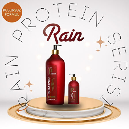 Rain Protein Serisi: Saçlarınızı Güçlendiren 2 li Şampuan Ve Protein Bakım Seti