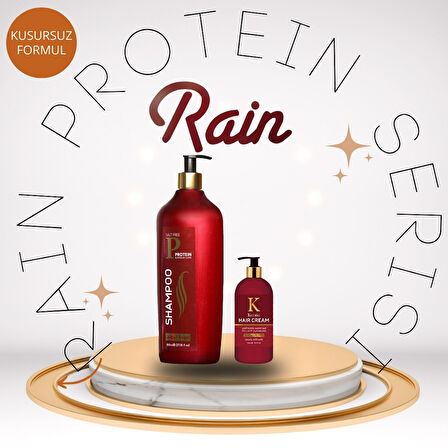 Rain Protein Serisi: Saçlarınızı Güçlendiren 2 li Şampuan Ve Keratin Bakım Seti